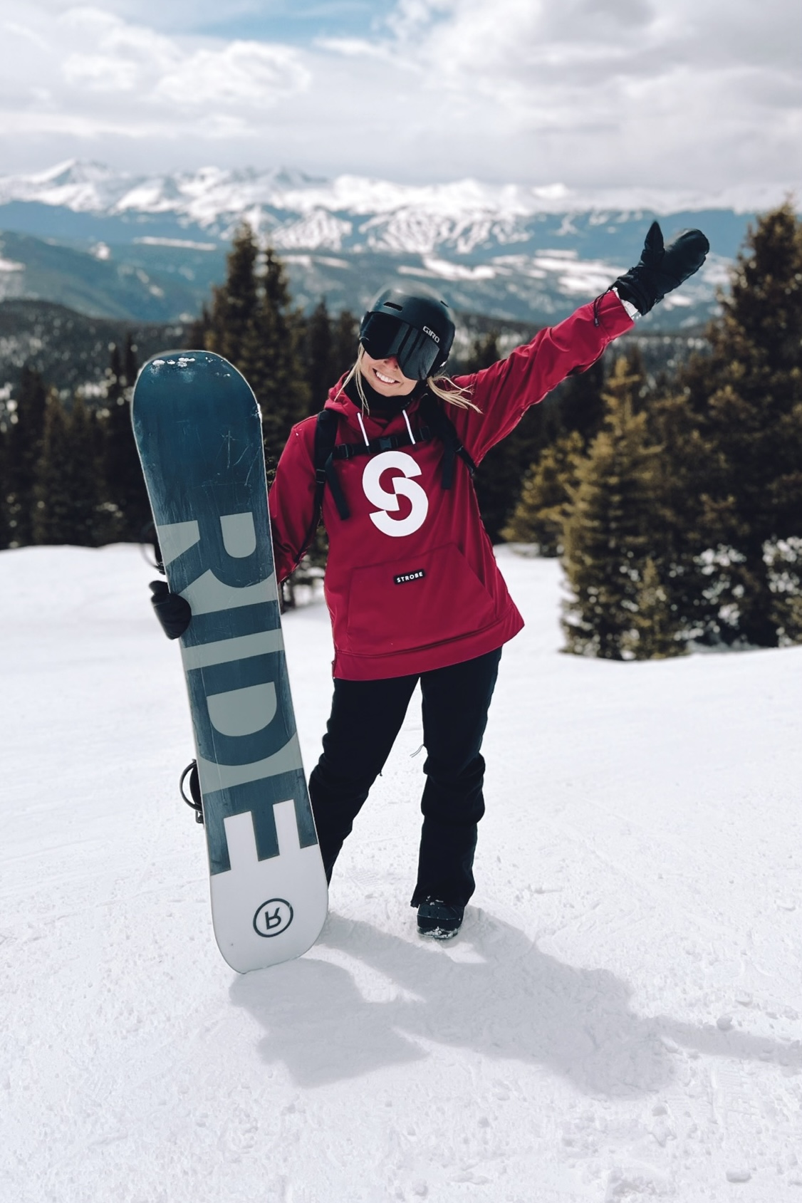 Epic Shred Hoodie Burgundy - Dam