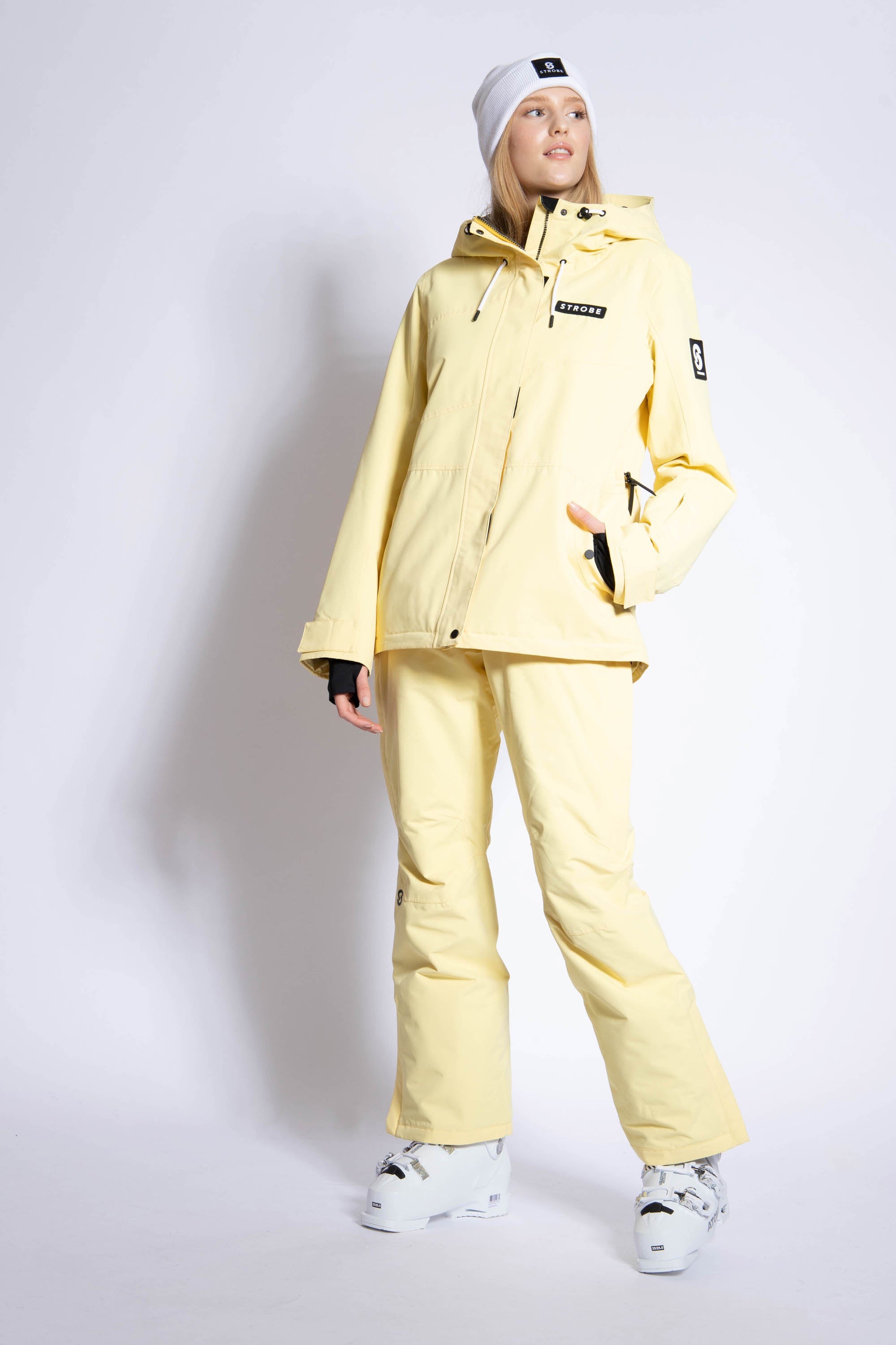 Aura Skidjacka Lt Yellow - Dam
