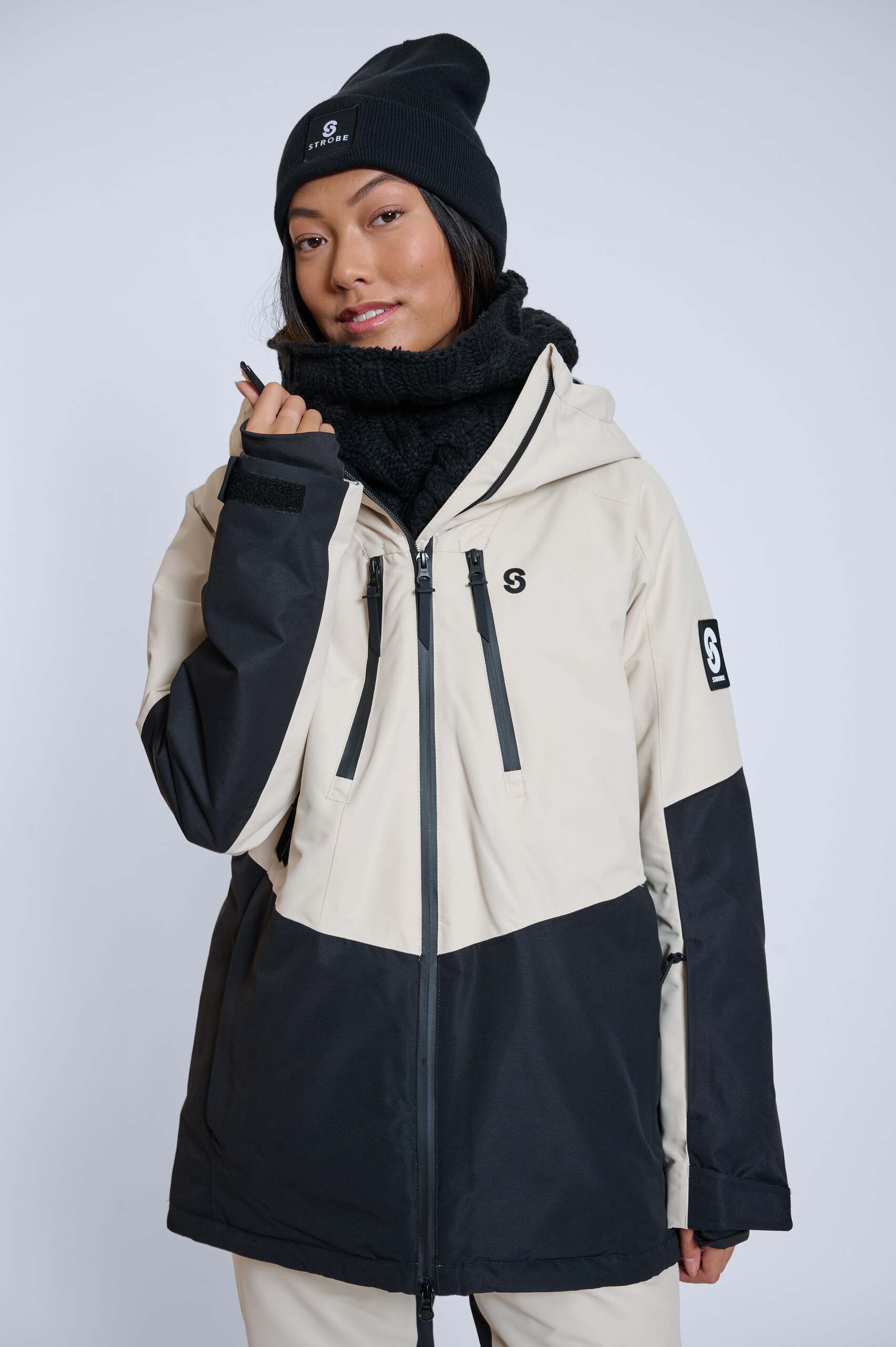 Lynx Skidjacka Lt Beige - Dam