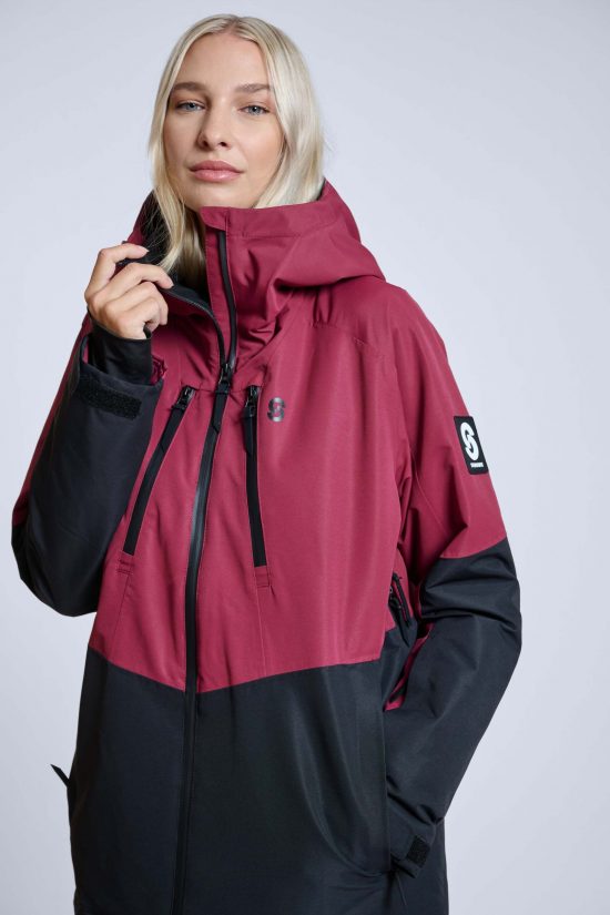 Lynx Skidjacka Burgundy - Dam