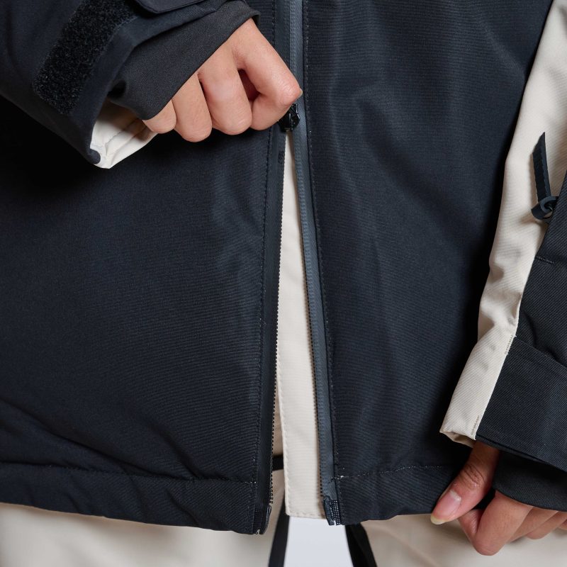 2-vägsdragkedja framtill